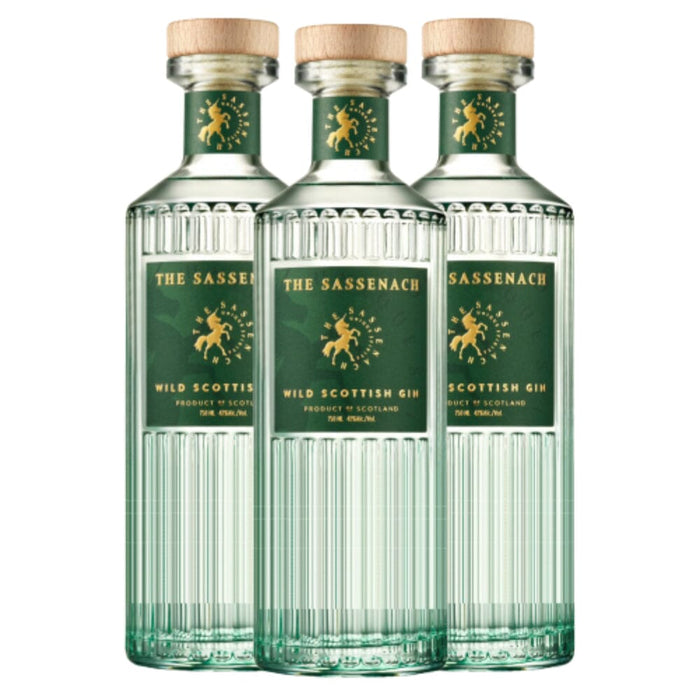 The Sassenach Wild Scottish Gin 3 Bottle Bundle gin The Sassenach