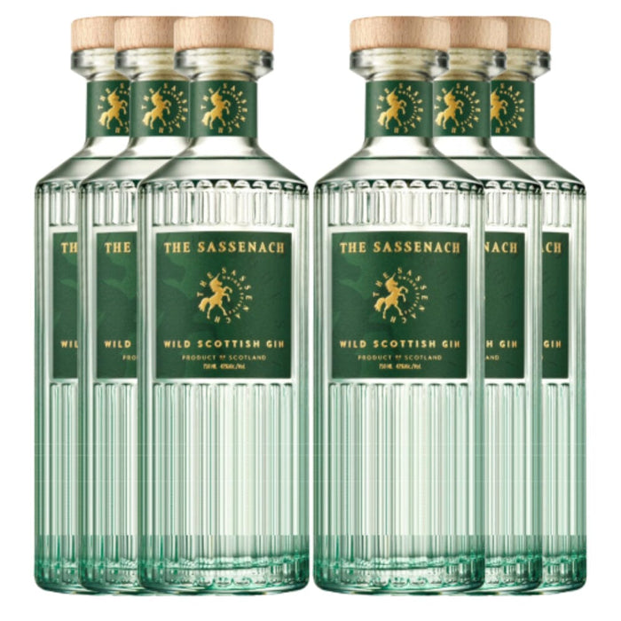 The Sassenach Wild Scottish Gin 6 Bottle Bundle gin The Sassenach