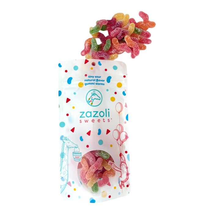 Tiny Sour Natural Flavor Gummi Worms