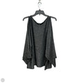 Top 3/4 Sleeve By Cable And Gauge In Black & Grey, Size: 3x