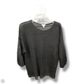 Top 3/4 Sleeve By J. Jill In Black, Size: L
