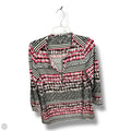 Top 3/4 Sleeve By Ny Collection In Black & Pink, Size: L