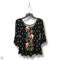 Top 3/4 Sleeve By Style And Company In Black & Orange, Size: S