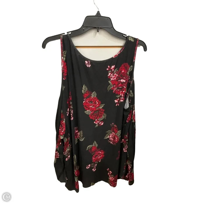 Top 3/4 Sleeve By Torrid In Floral Print, Size: 4x