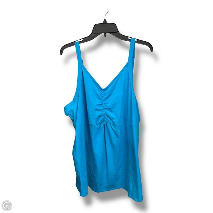 Top Cami By Jessica London In Blue, Size: 1x