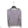 Top Long Sleeve Basic By A New Day In Purple, Size: Xl