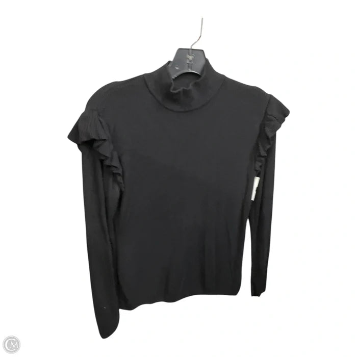 Top Long Sleeve Basic By Avec Les Filles In Black, Size: L