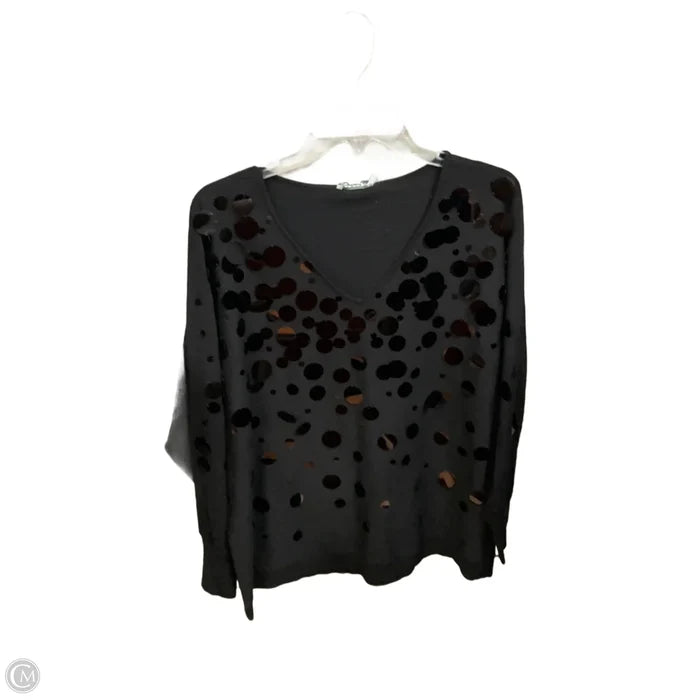 Top Long Sleeve Basic By Chicos In Black, Size: Xl