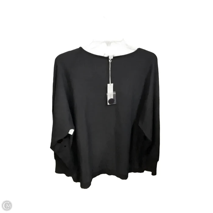 Top Long Sleeve Basic By Chicos In Black, Size: Xl