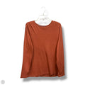 Top Long Sleeve Basic By Croft And Barrow In Orange, Size: 1x