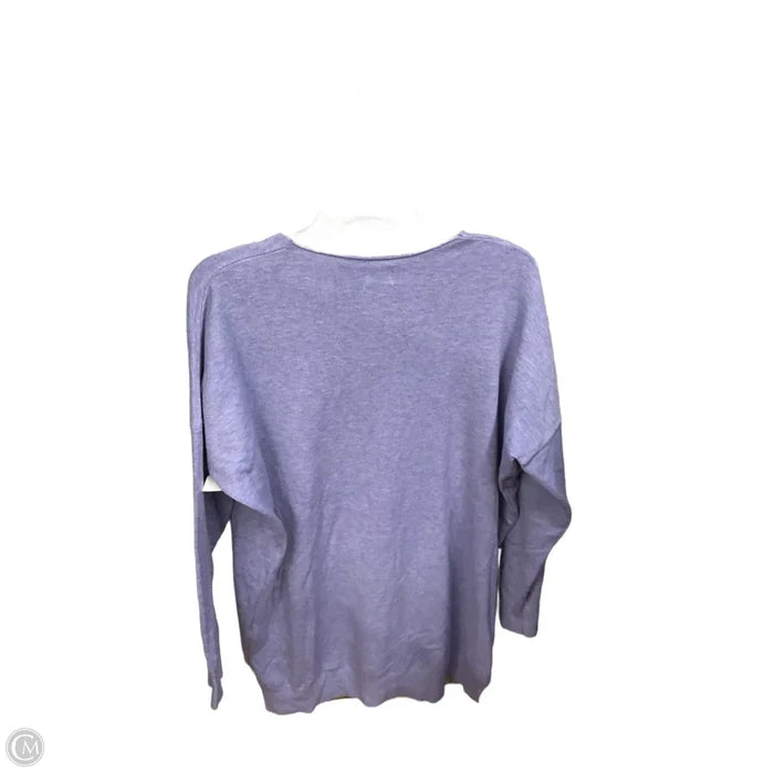 Top Long Sleeve Basic By Debut In Purple, Size: M