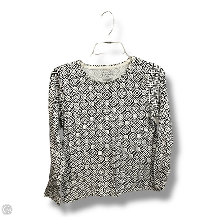 Top Long Sleeve Basic By J. Jill In Purple, Size: S