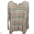 Top Long Sleeve Basic By J. Jill In Striped Pattern, Size: Xlp