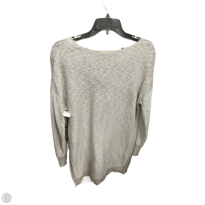 Top Long Sleeve Basic By Just Fab In Grey, Size: M