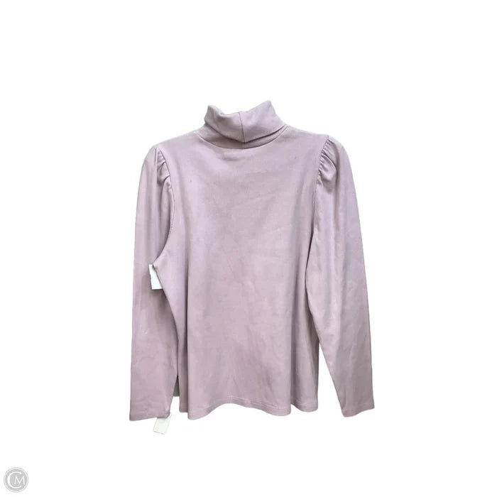Top Long Sleeve Basic By Ophelia Roe In Purple, Size: 2x