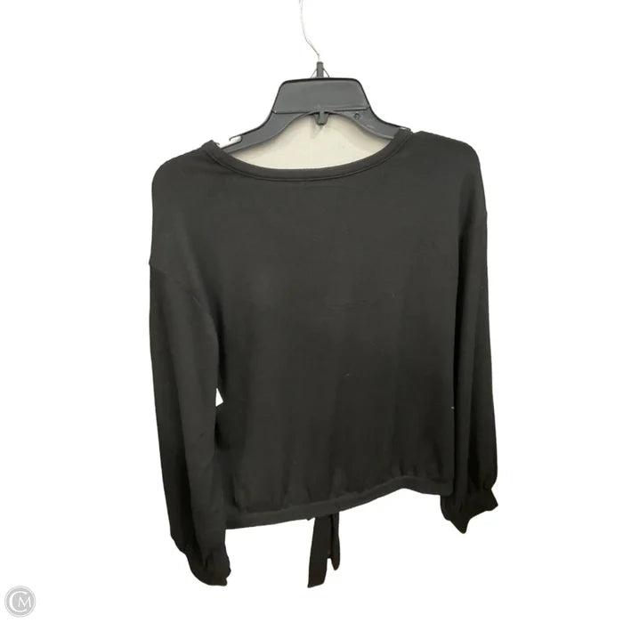 Top Long Sleeve Basic By Retrology In Black, Size: S