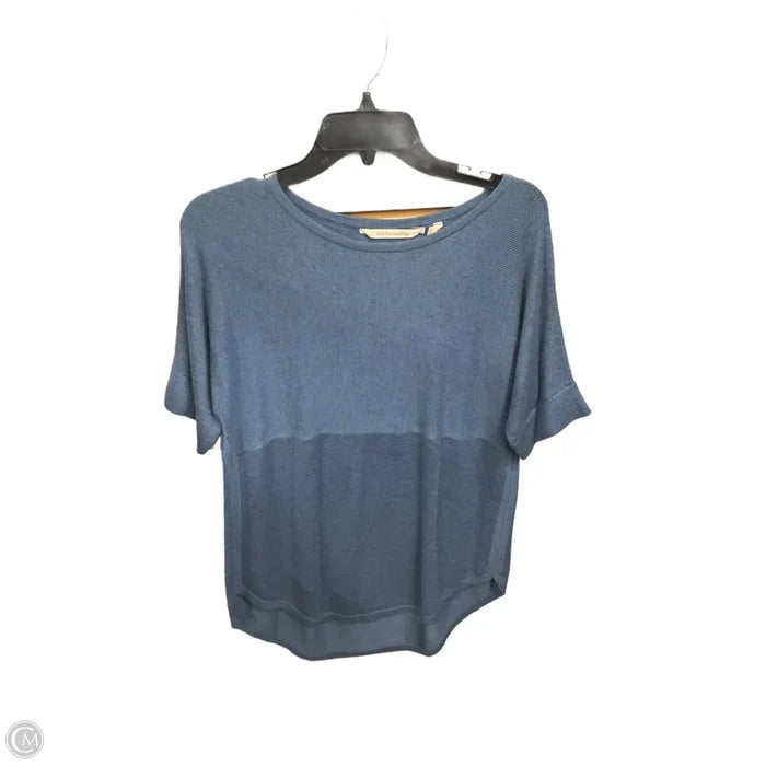 Top Long Sleeve Basic By Soft Surroundings In Blue, Size: Xs
