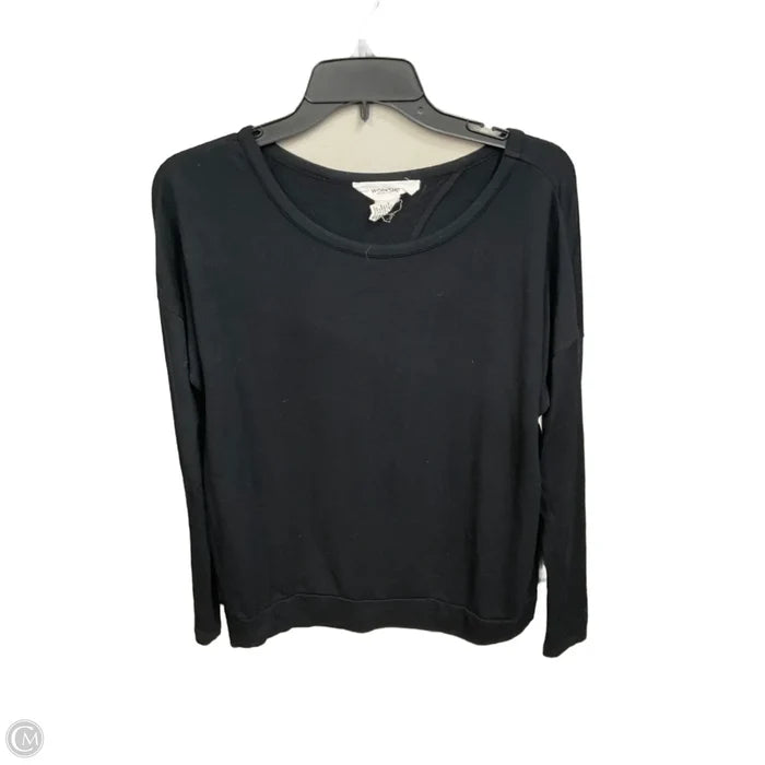 Top Long Sleeve Basic By Workshop In Black, Size: S