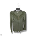 Top Long Sleeve By 7th Ray In Green, Size: S