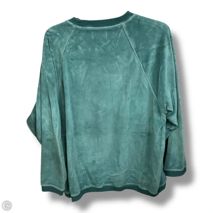 Top Long Sleeve By Aerie In Teal, Size: Xs