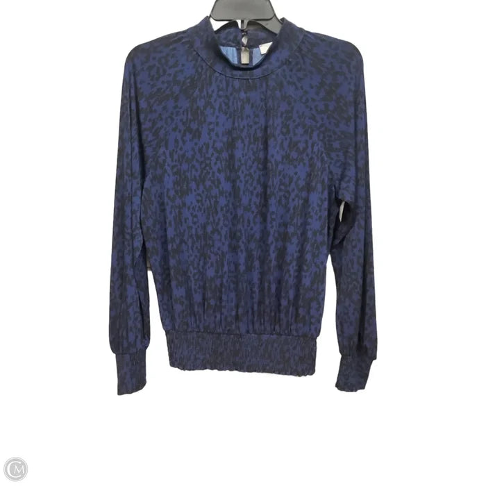 Top Long Sleeve By Allison Joy In Blue, Size: S