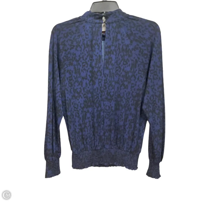 Top Long Sleeve By Allison Joy In Blue, Size: S