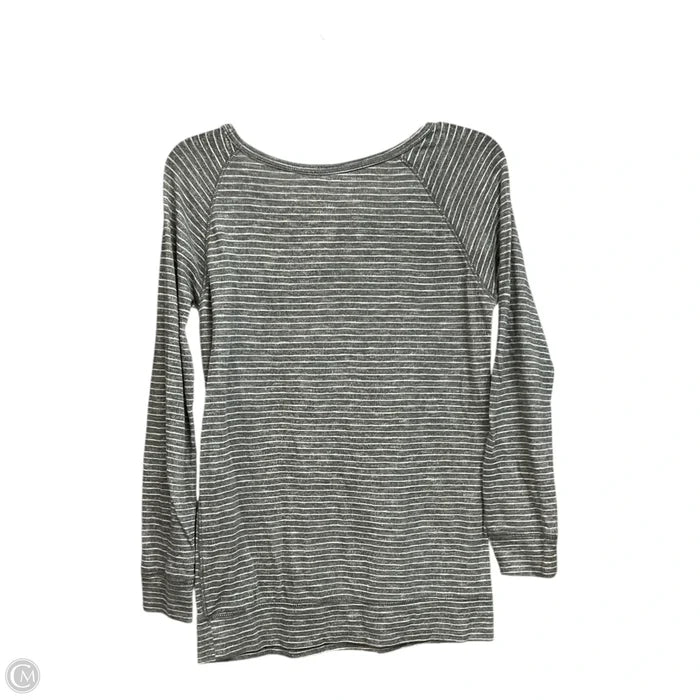 Top Long Sleeve By Ana In Striped Pattern, Size: S
