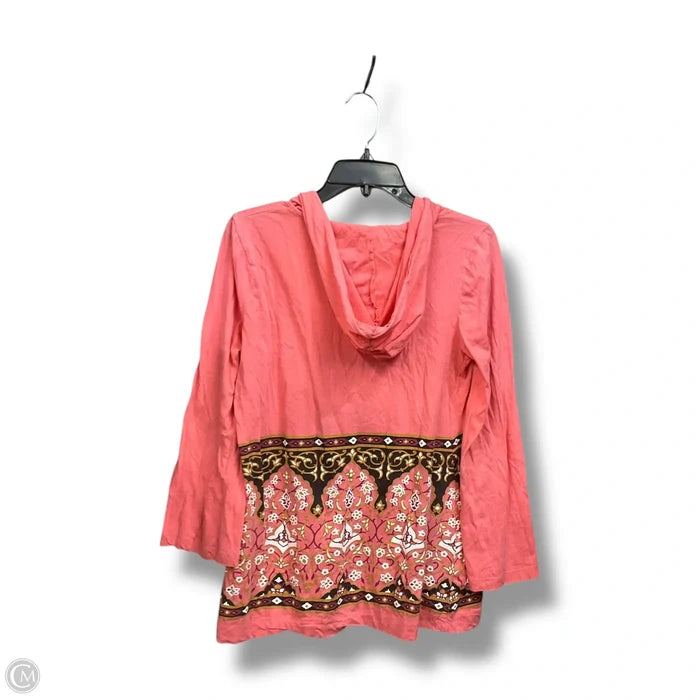 Top Long Sleeve By Boston Proper In Pink, Size: M