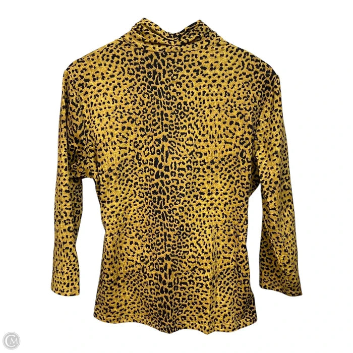 Top Long Sleeve By Clothes Mentor In Animal Print, Size: Xl