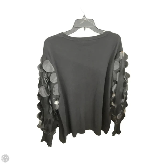 Top Long Sleeve By Clothes Mentor In Black, Size: 2x