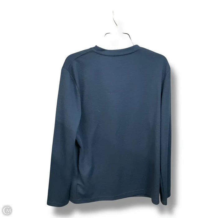 Top Long Sleeve By Clothes Mentor In Blue & Red & White, Size: M