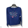 Top Long Sleeve By Clothes Mentor In Blue, Size: L