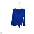 Top Long Sleeve By Express In Blue, Size: Xs