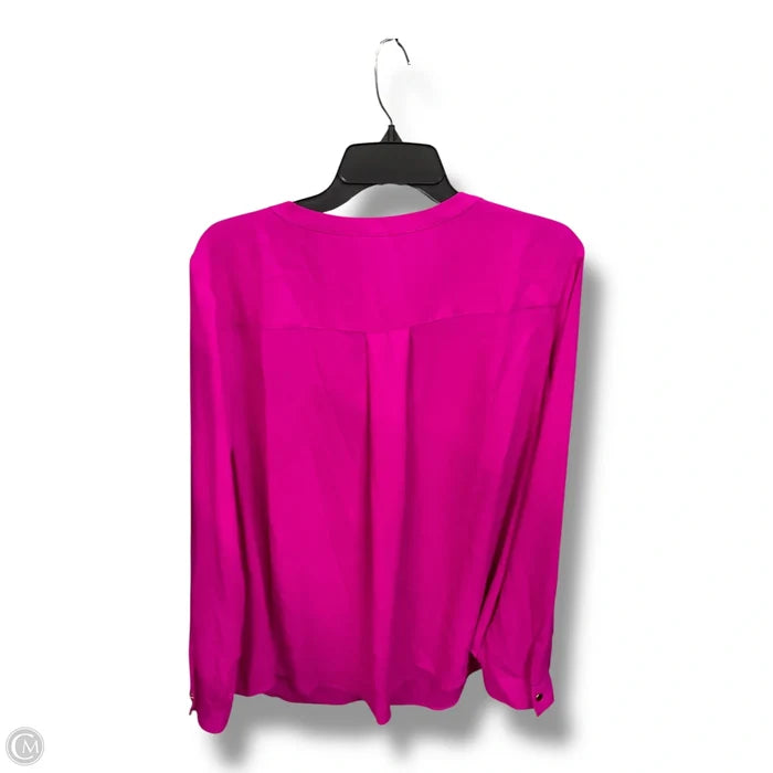 Top Long Sleeve By Inc In Pink, Size: Xl