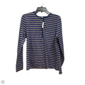 Top Long Sleeve By J. Crew In Striped Pattern, Size: L