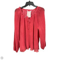 Top Long Sleeve By Lc Lauren Conrad In Coral, Size: L