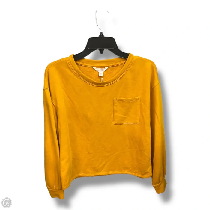 Top Long Sleeve By Lc Lauren Conrad In Gold, Size: Xs