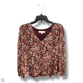 Top Long Sleeve By Loft In Floral Print, Size: Sp