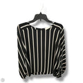 Top Long Sleeve By Loft In Striped Pattern, Size: S