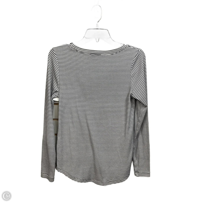 Top Long Sleeve By Loft In Striped Pattern, Size: S