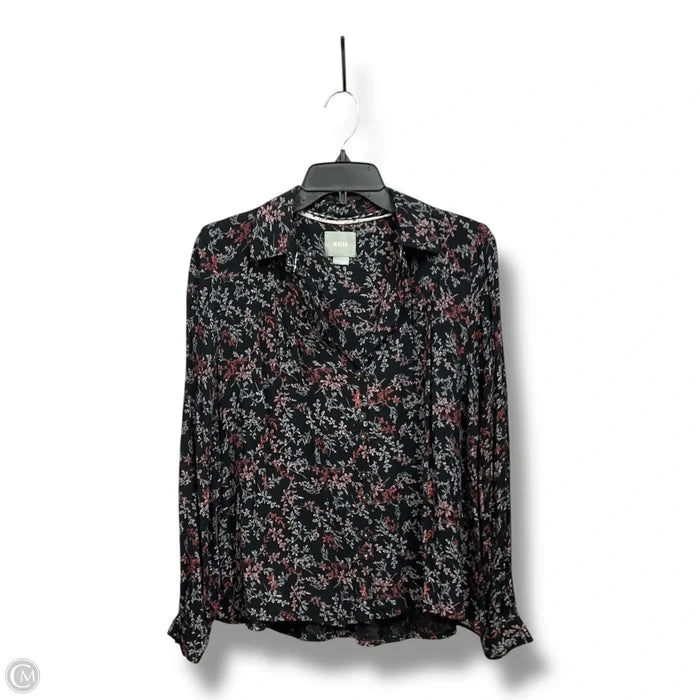 Top Long Sleeve By Maeve In Floral Print, Size: Xs