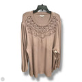 Top Long Sleeve By Maurices In Taupe, Size: 4x