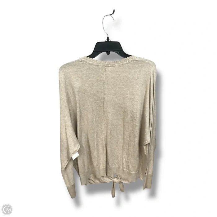 Top Long Sleeve By Style And Company In Tan, Size: Xl