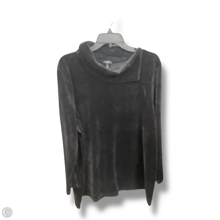 Top Long Sleeve By Talbots In Black, Size: 2x