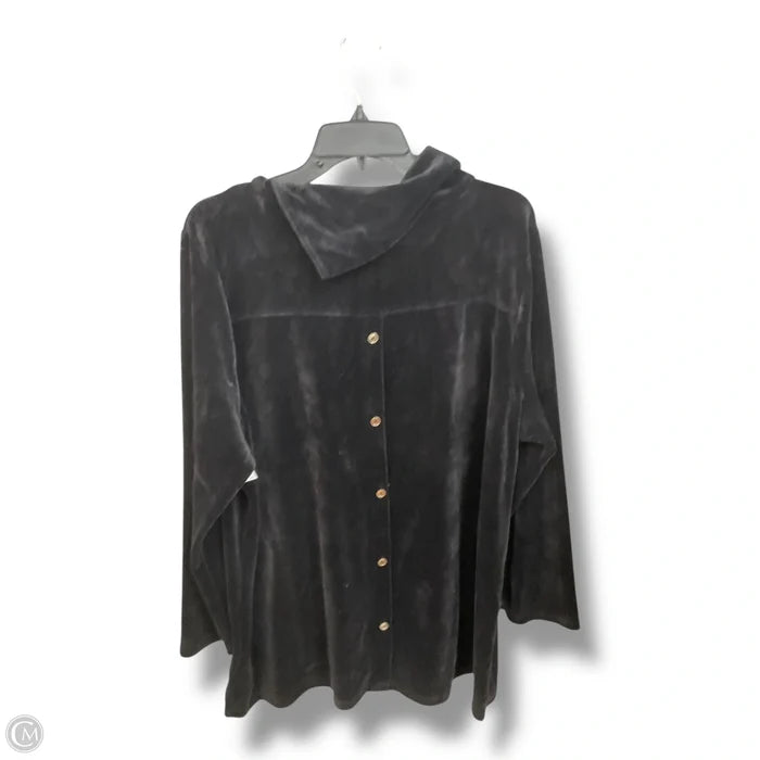 Top Long Sleeve By Talbots In Black, Size: 2x