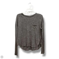 Top Long Sleeve By Vince In Grey, Size: Xs