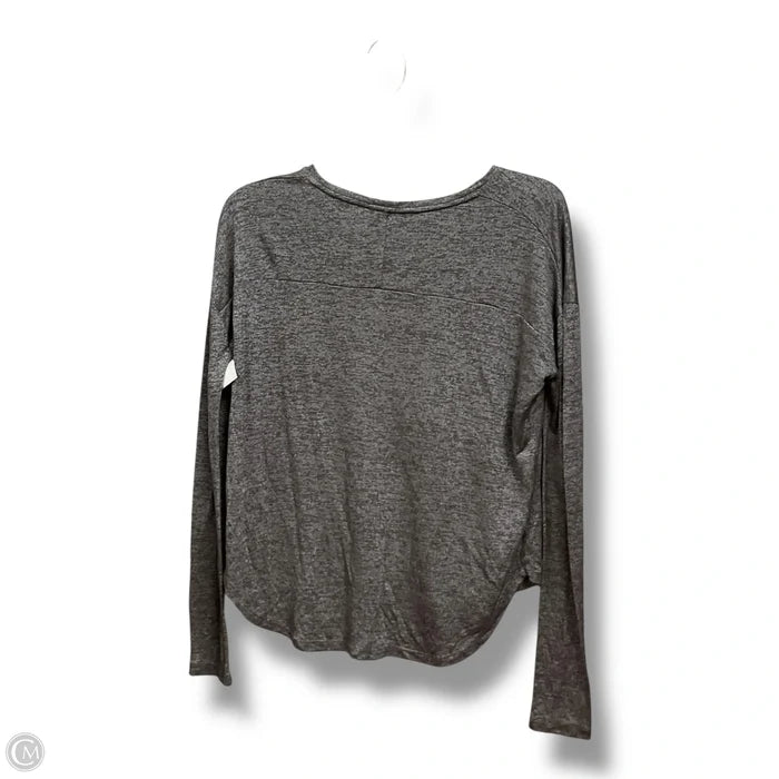 Top Long Sleeve By Vince In Grey, Size: Xs