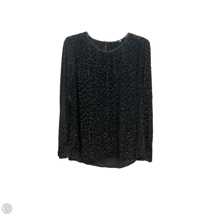 Top Long Sleeve By Worth Ny In Black, Size: M