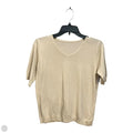 Top Short Sleeve Basic By Clothes Mentor In Cream, Size: S