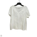 Top Short Sleeve Basic By Gap In White, Size: Xl